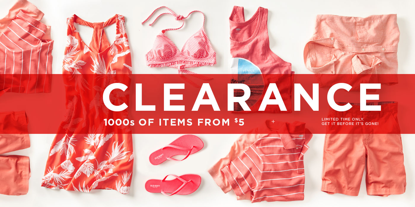 HOT* Old Navy Clearance Sale 1000s of Items from 5 + an Extra 30% ...